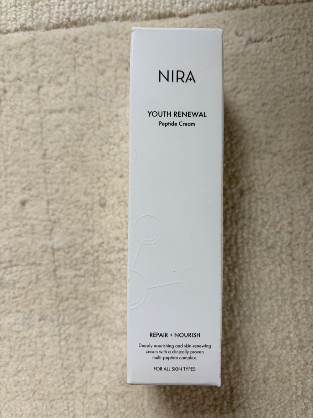 NIRA Youth Renewal Peptide Cream Full Size BNIB